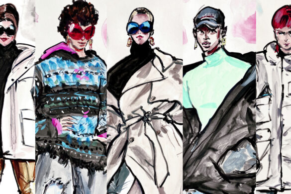 5 Models in Modeillustrationen