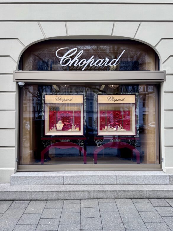 Das Schaufenster des Juweliers Chopard am Berliner Kurfürstendamm